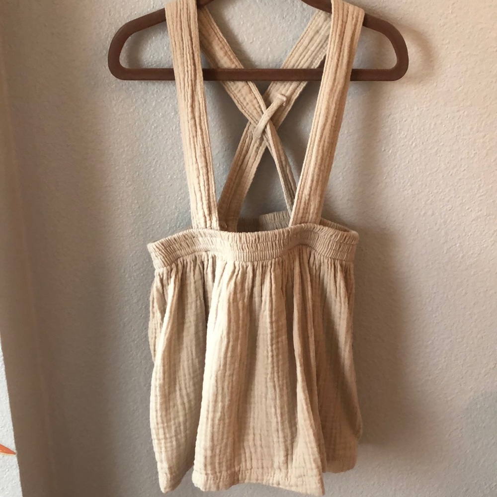 H&M  cream skirt with straps size 2-3Y